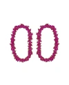 Accessory Concierge Women's Crystal Garland Drop Earrings In Hot Pink