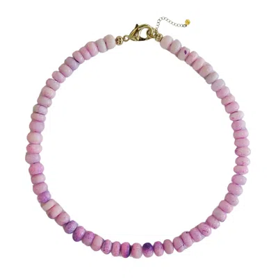 Accessory Concierge Women's Haze Collar Beaded Necklace In Lavender In Purple