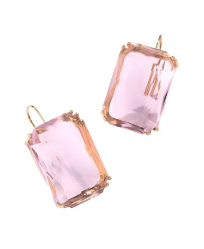 Accessory Concierge Women's Ice Block Earrings In Pink