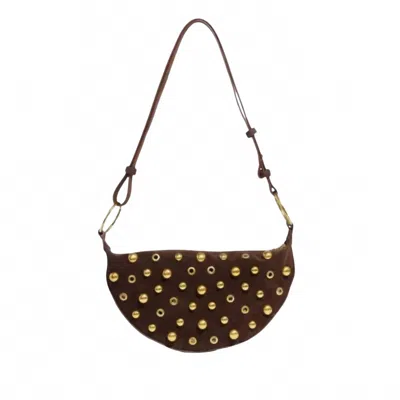 Accessory Concierge Women's Maeve Studded Bag In Brown