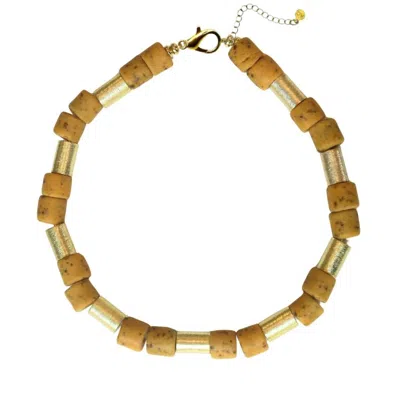 Accessory Concierge Women's Ramos Necklace In Goldenrod In Brown
