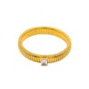 Accessory Concierge Women's Singular Cz Cobra Bracelet In Diamond In Blue