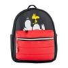 Accessory Innovations Peanuts Snoopy And Woodstock Backpack In Black