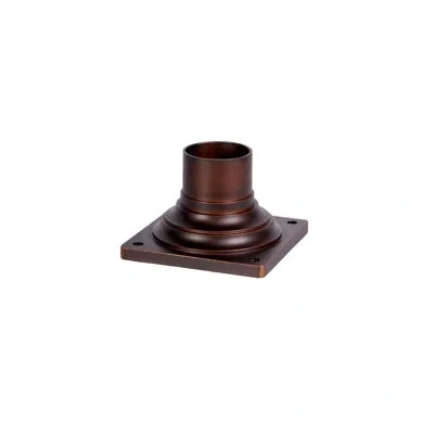 Acclaim Lighting 4.5" H Pier Mount Base In Architectural Bronze