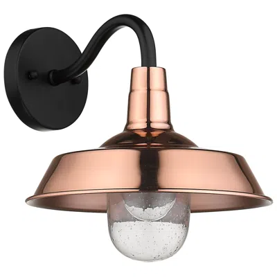 Acclaim Lighting Burry 1-light Copper Wall Light With Seeded Glass