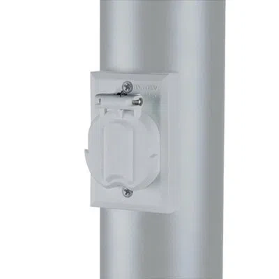 Acclaim Lighting Lantern Post In White