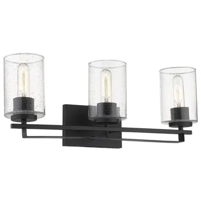Acclaim Lighting Orella 3-light Matte Black Sconce