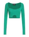 Acco Studios Woman Sweater Green Size Xs Viscose, Polyester In Green