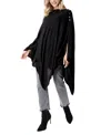 Accouchée 4 In 1 Multipurpose Knitwear As Maternity/nursing Shawl In Black