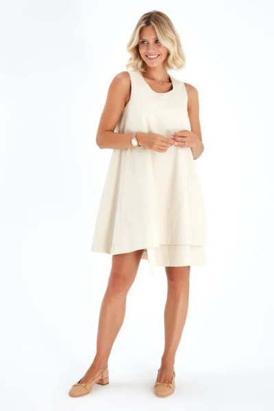 Accouchée Amaze Sleeveless Cotton Maternity/nursing Swing Dress