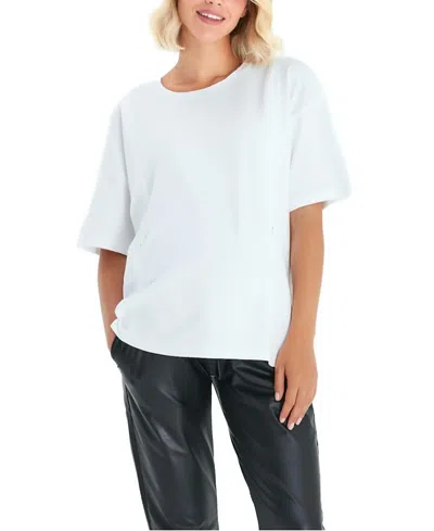 ACCOUCHÉE ANYTIME ANYWHERE SIDE ZIP MATERNITY/NURSING TEE