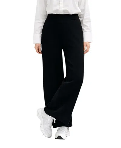 Accouchée Cool Knit Flexible Waist Palazzo Pants In Multi
