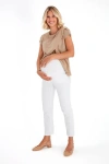 Accouchée Graceful Non-denim Foldover Waistband Maternity Pants
