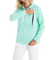 Accouchée Iconic Maternity/nursing Hoodie In Blue