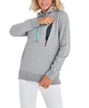 Accouchée Iconic Maternity/nursing Hoodie In Gray