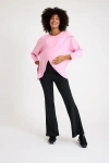 Accouchée Let Loose Crossover Long Sleeve Maternity Nursing Knit Top
