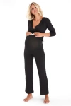 Accouchée Maternity/nursing Pajamas In Blue