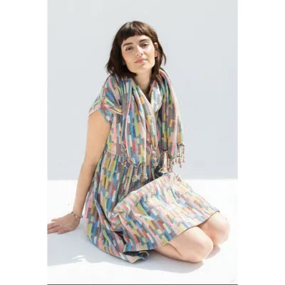 Ace & Jig Alto Souble-sided Scarf With Tassels In Multi