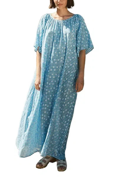 Ace & Jig Asha Scoop Neck Maxi Dress In Blue