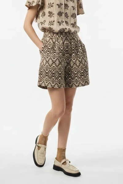 Ace & Jig Bailey Patch Pocket Pull-on Short In Brown