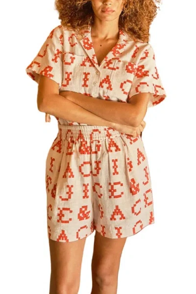 Ace & Jig Bailey Patch Pocket Pull-on Short In Neutral
