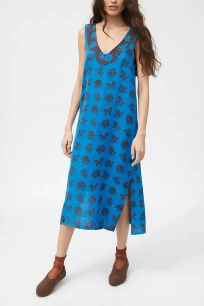 Ace & Jig Beth Reversible V-neck Shift Dress In Blue