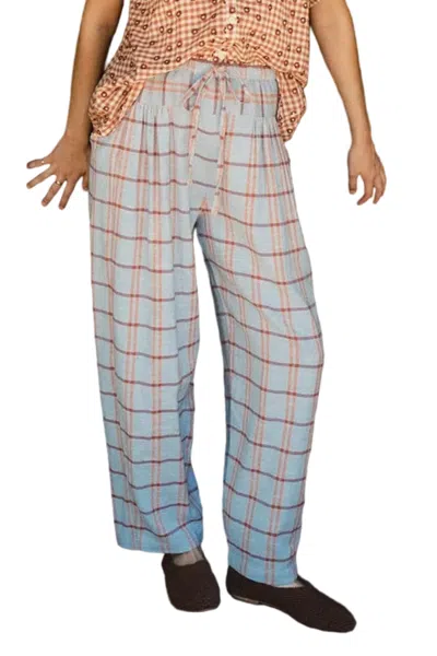 Ace & Jig Cabana Drawstring Pull-on Pants In Blue