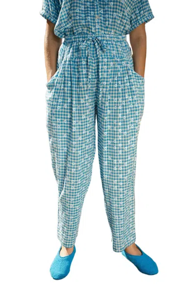 Ace & Jig Cabana Drawstring Pull-on Pants In Blue