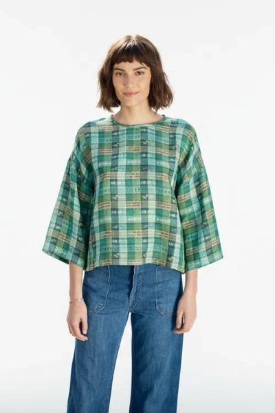Ace & Jig Crew Neck Play Top In Green