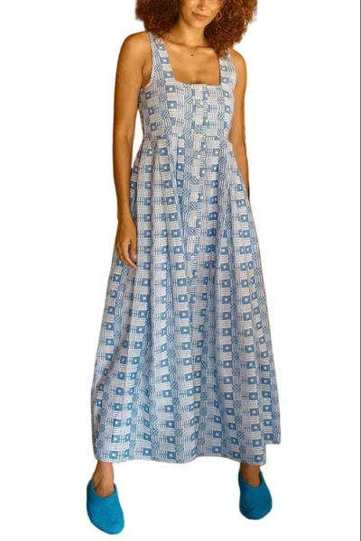 Ace & Jig Ginger Button Front Ankle Length Dress In Multi