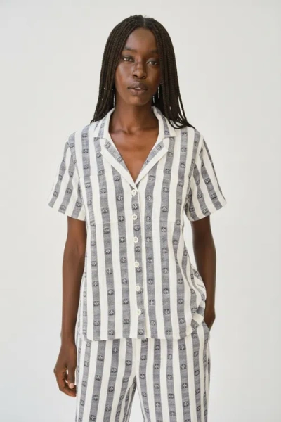 Ace & Jig Holden Button-up Patch Pocket Shirt In White