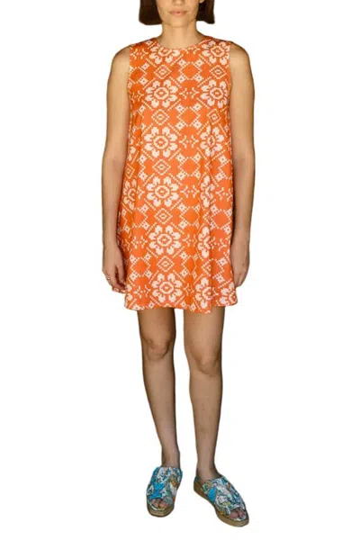 Ace & Jig Kaia A-line Mini Dress In Orange