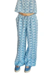Ace & Jig Leone Pull-on Elasticated Drawstring Pants In Blue
