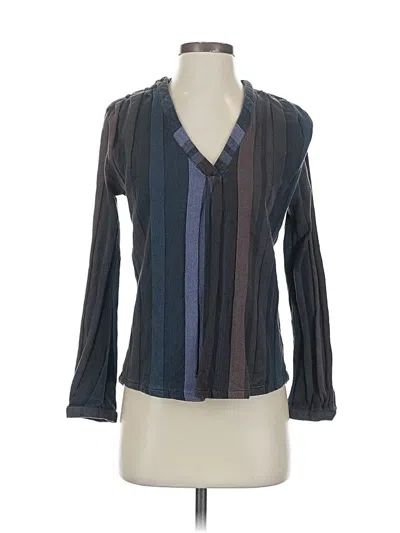 Pre-owned Ace & Jig Long Sleeve Blouse In Gray
