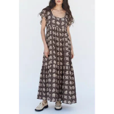 Ace & Jig Loulou Tiered Low Scoop Maxidress In Multi