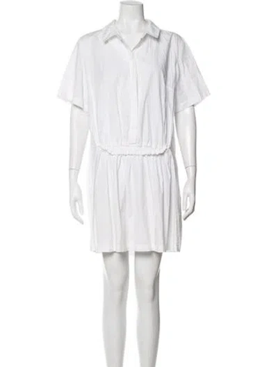Pre-owned Ace & Jig Mini Dress In White
