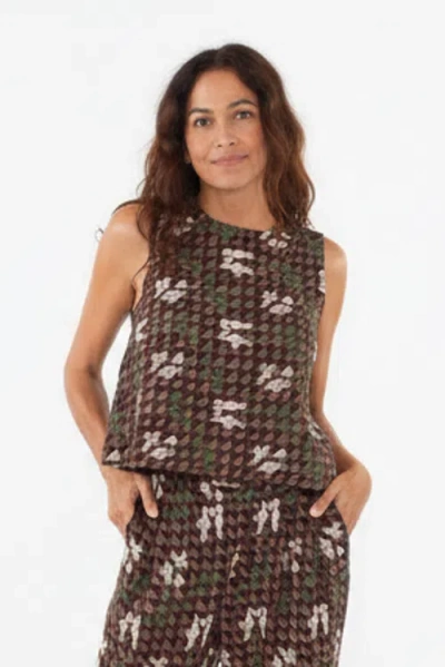Ace & Jig Nola Reversible A-line Tank Top In Brown