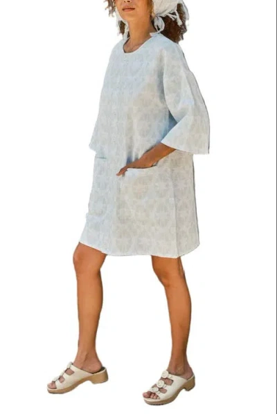 Ace & Jig Nova Reversible Shift Dress In Blue