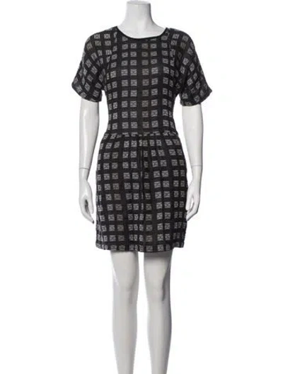 Pre-owned Ace & Jig Patterned Mini Dress In Multicolor