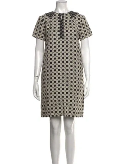 Pre-owned Ace & Jig Patterned Mini Dress In Neutrals