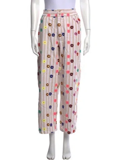 Pre-owned Ace & Jig Patterned Wide Leg Pants In Multicolor
