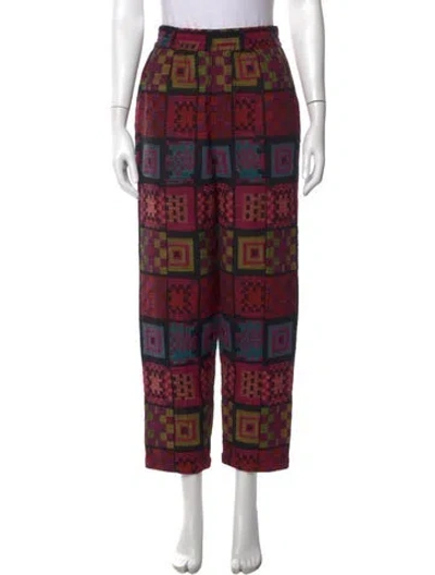 Pre-owned Ace & Jig Patterned Wide Leg Pants In Multicolor