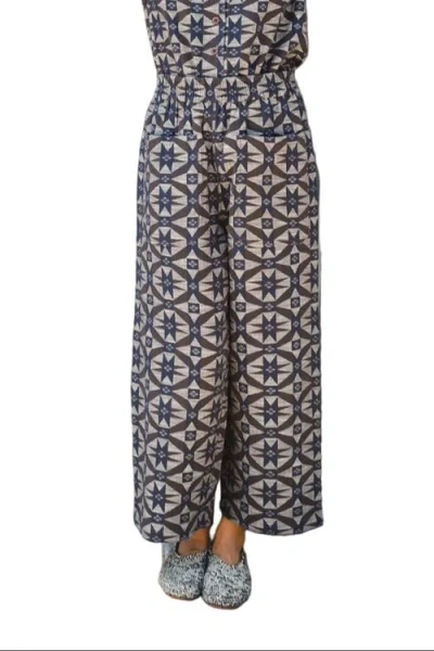 Ace & Jig Paul Pull-on Straight Leg Patch Pocket Pants In Multi