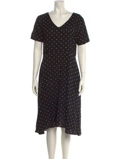 Pre-owned Ace & Jig Polka Dot Print Knee-length Dress In Multi