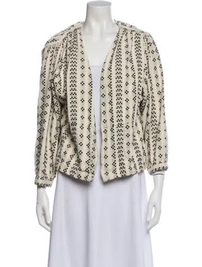 Pre-owned Ace & Jig Printed Evening Jacket In Neutral