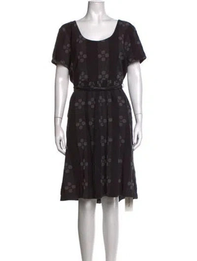 Pre-owned Ace & Jig Printed Knee-length Dress In Black