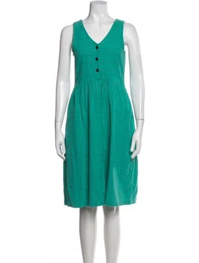 Pre-owned Ace & Jig Printed Knee-length Dress In Green