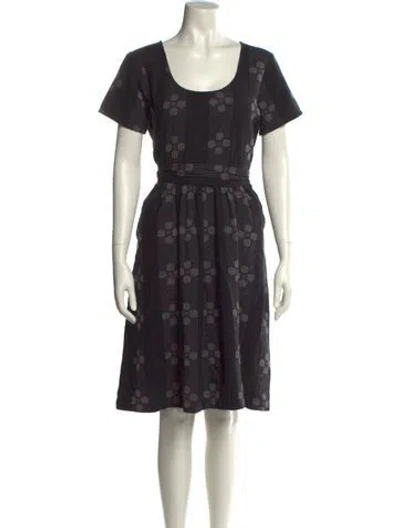 Pre-owned Ace & Jig Printed Knee-length Dress W/ Tags In Black