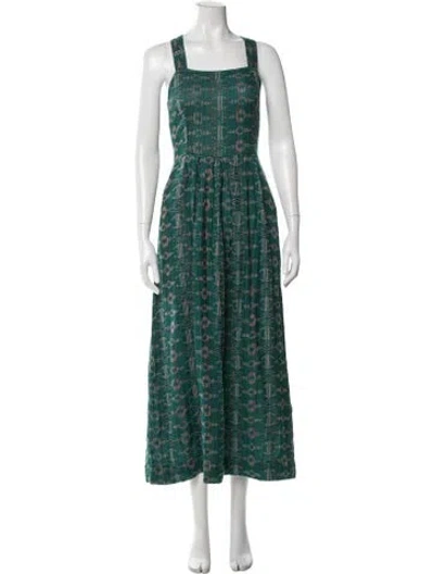 Pre-owned Ace & Jig Printed Long Dress In Multi
