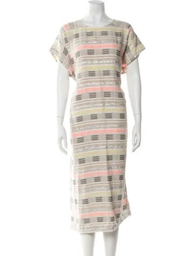 Pre-owned Ace & Jig Printed Midi Length Dress